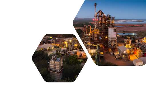 Gold mine power station with Caterpillar generators at Syama in Mali