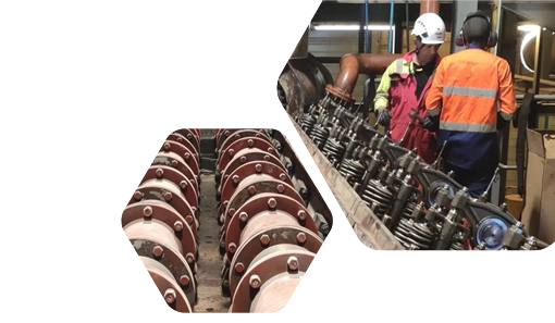 Power plant recovery and engine overhaul at mining site in Mali