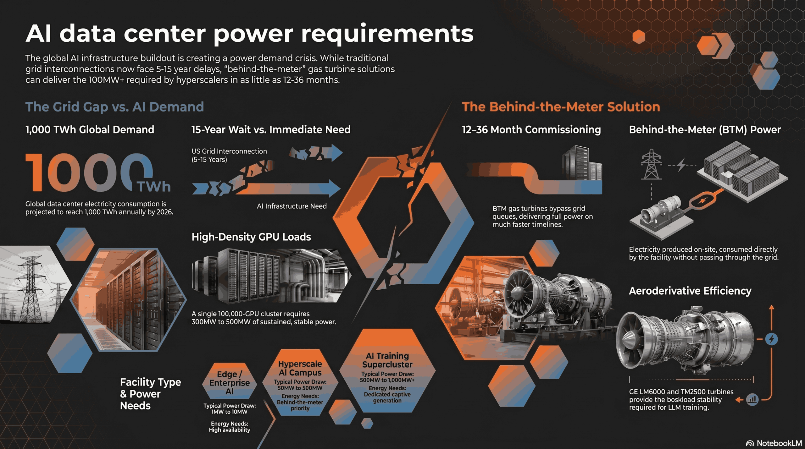AI data center power requirements