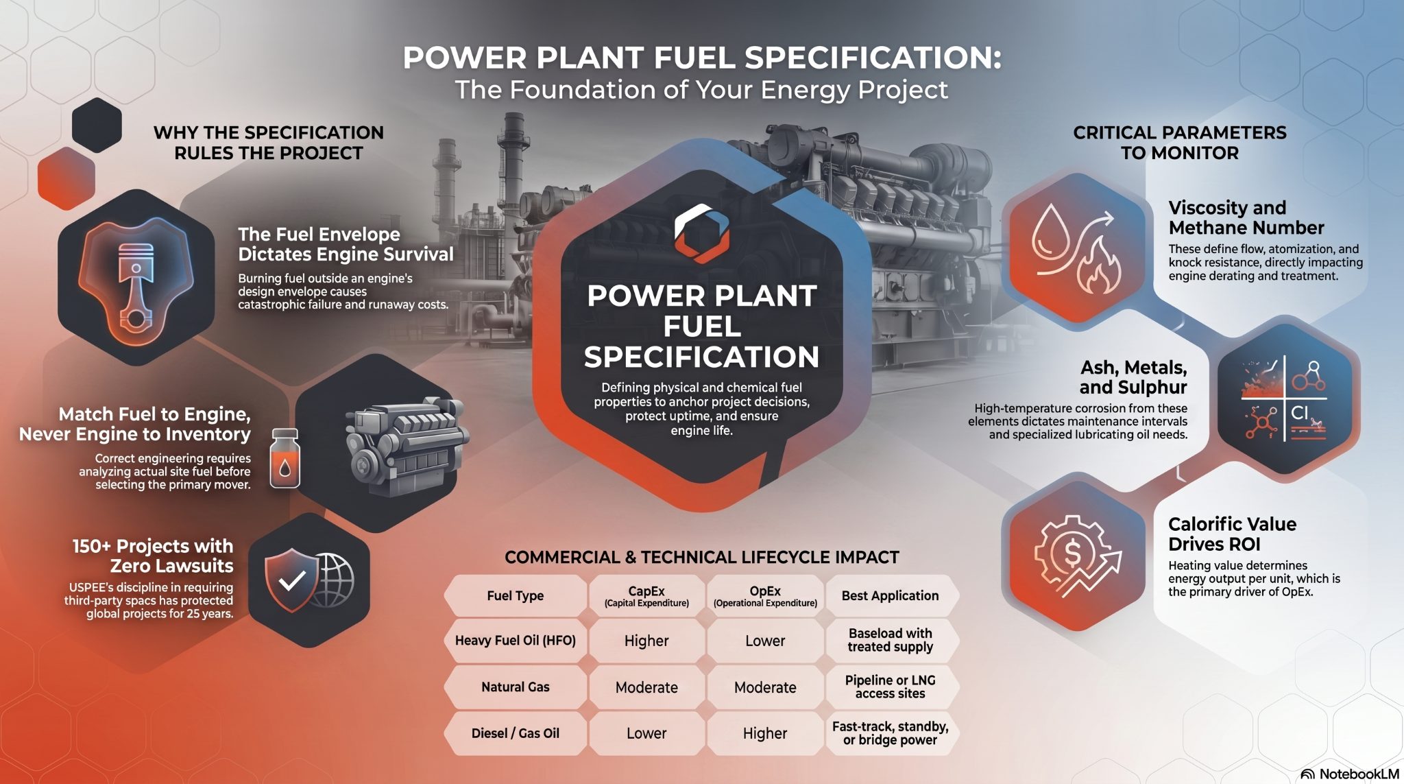 power plant fuel specification