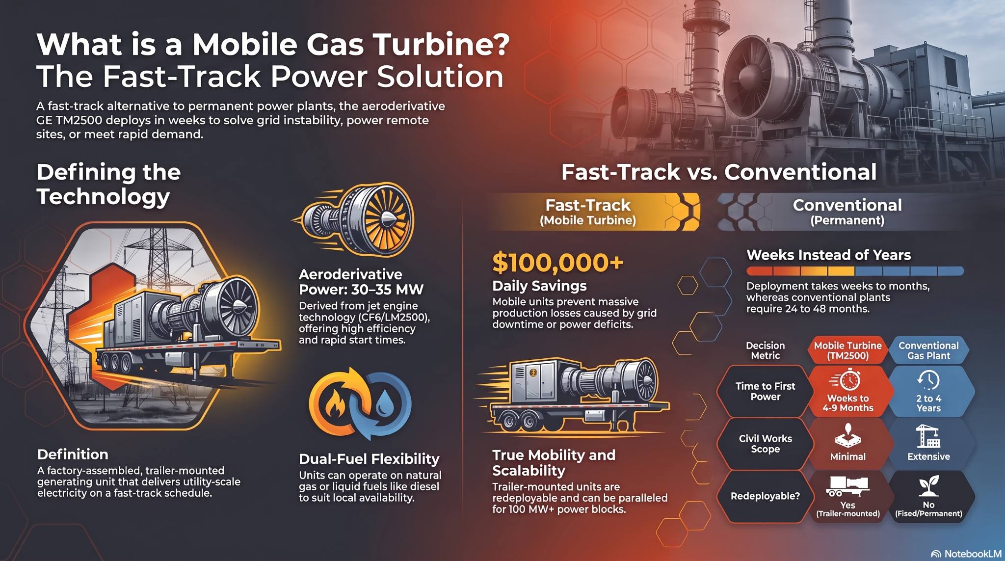 what is a mobile gas turbine