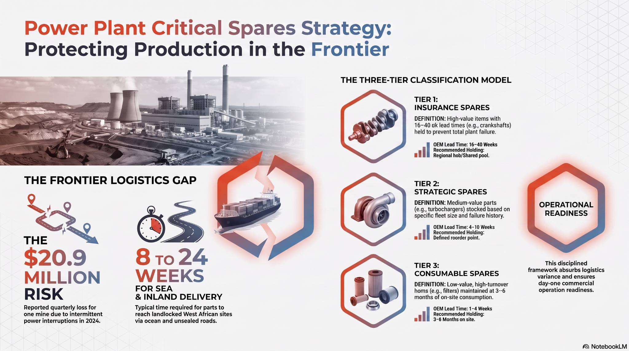 power plant critical spares strategy