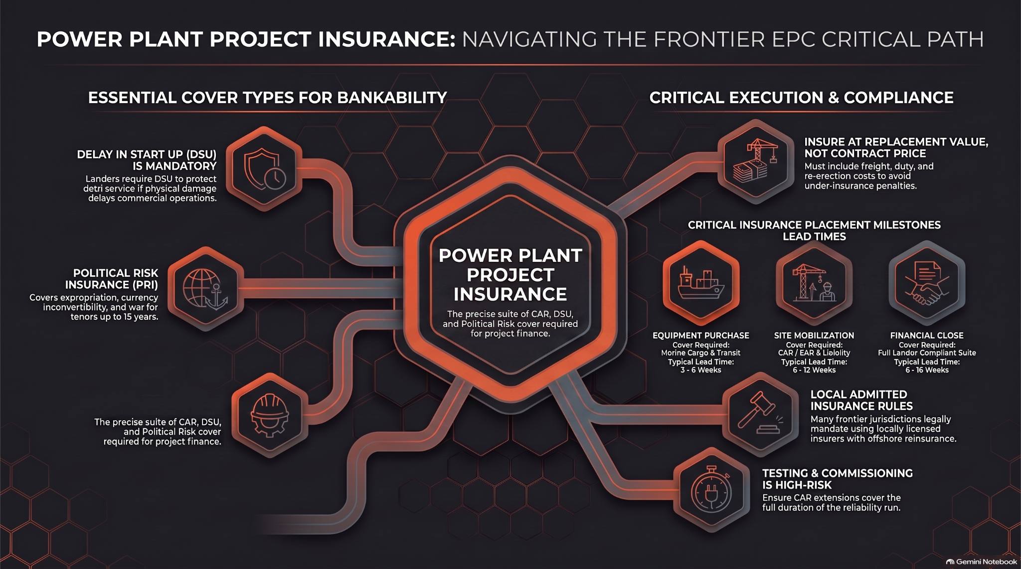 power plant project insurance