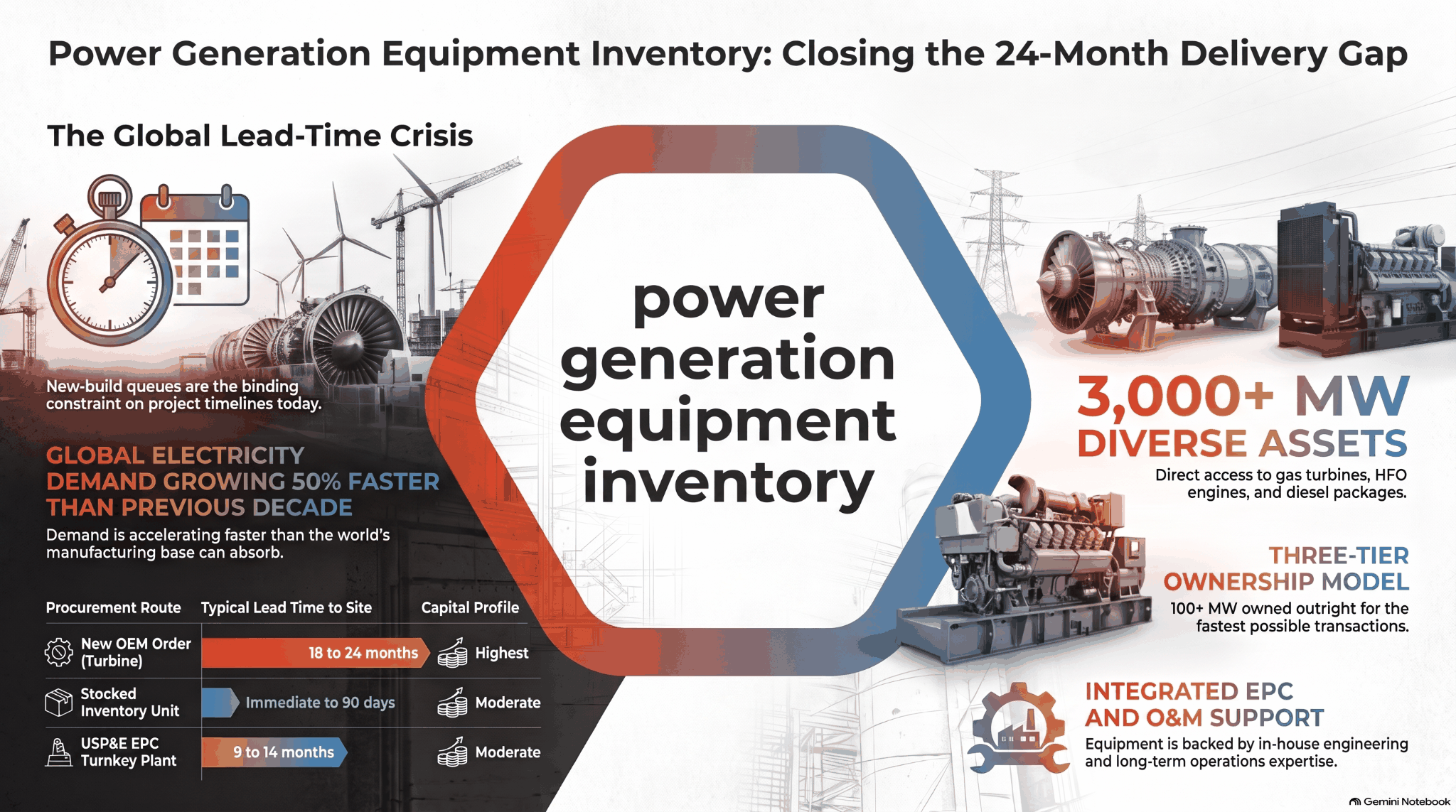 power generation equipment inventory